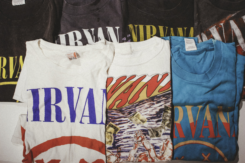 Interview】日本一のNirvana Tシャツコレクターに聞く、バンドTシャツ