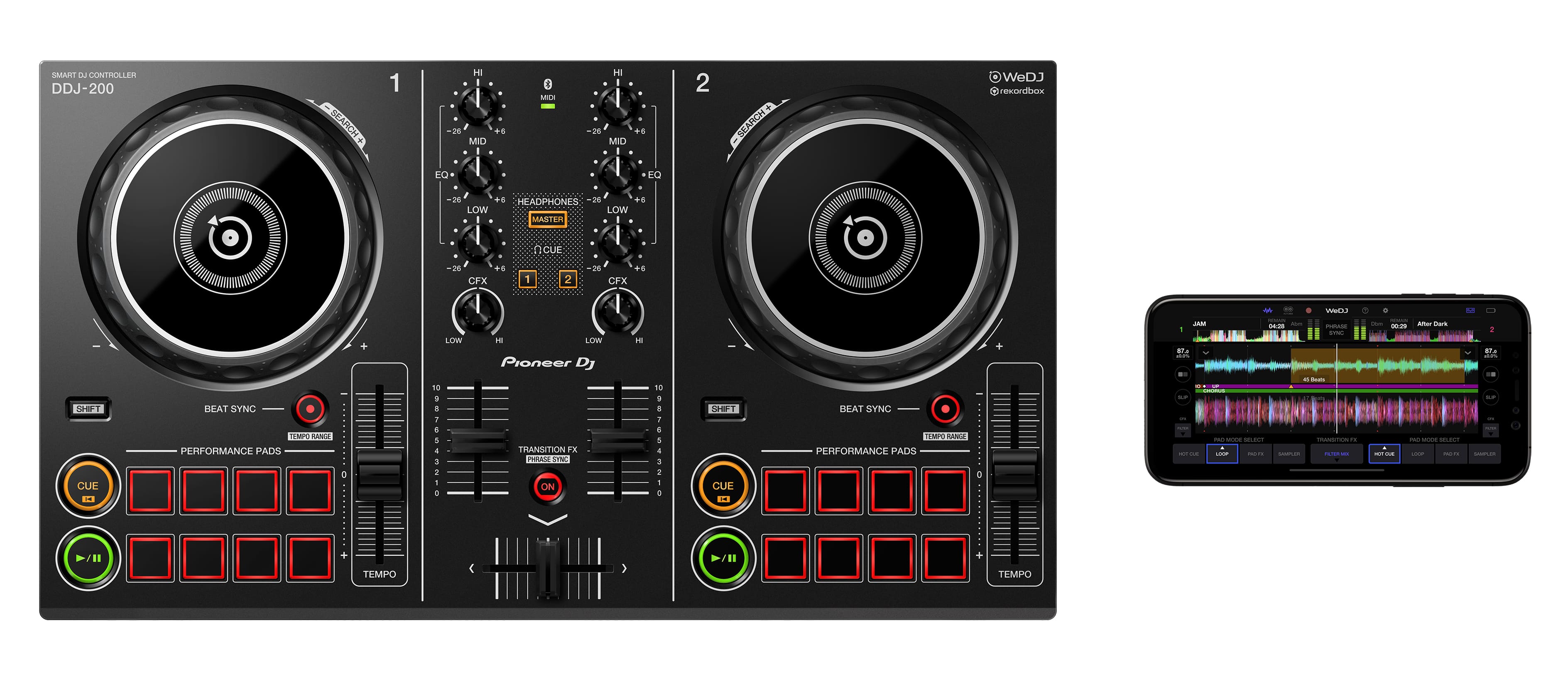 Pioneer Djがスマートフォンdjアプリと対応した Ddj 0 を発売 Beatportのdj用ストリーミングサービスにも対応 Fnmnl フェノメナル