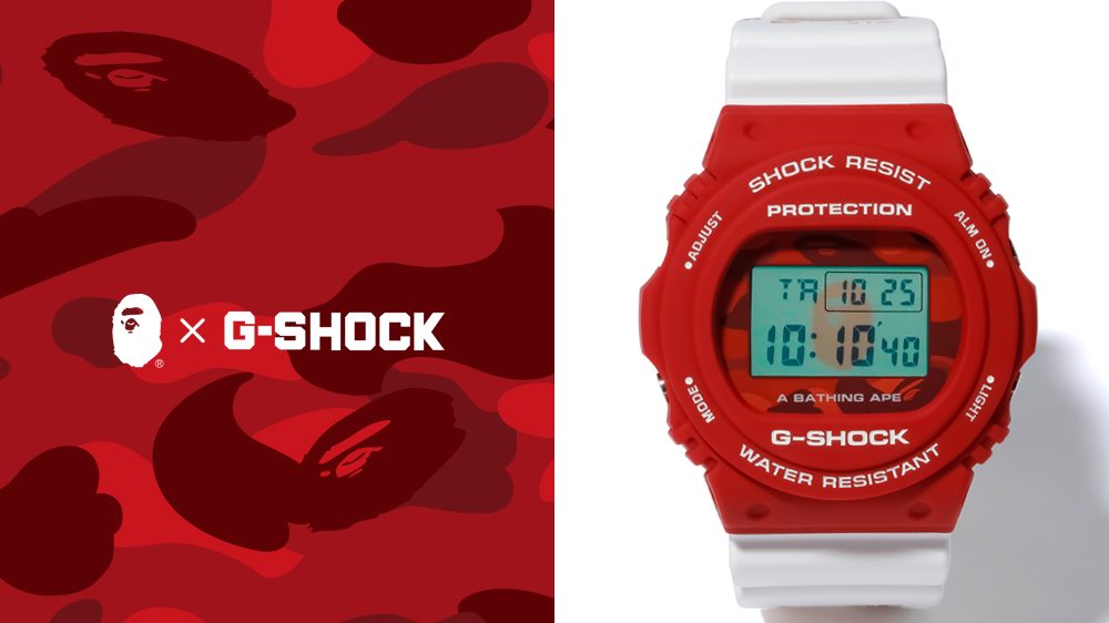 A BATHING APE®︎ × G-SHOCKのコラボウォッチの新作が登場 - FNMNL ...