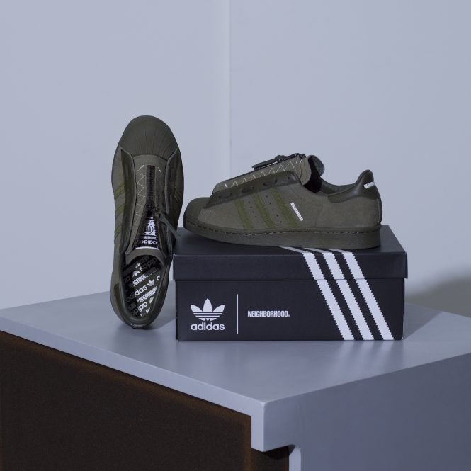 adidas OriginalsとNEIGHBORHOODのコラボ最新作でSS80S NBHDが登場