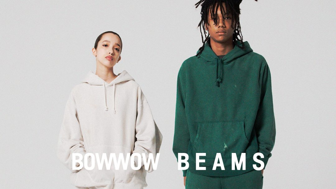 レア 限定 BEAMSBOY BOWWOW 別注 パーカー スウェット ピンク-