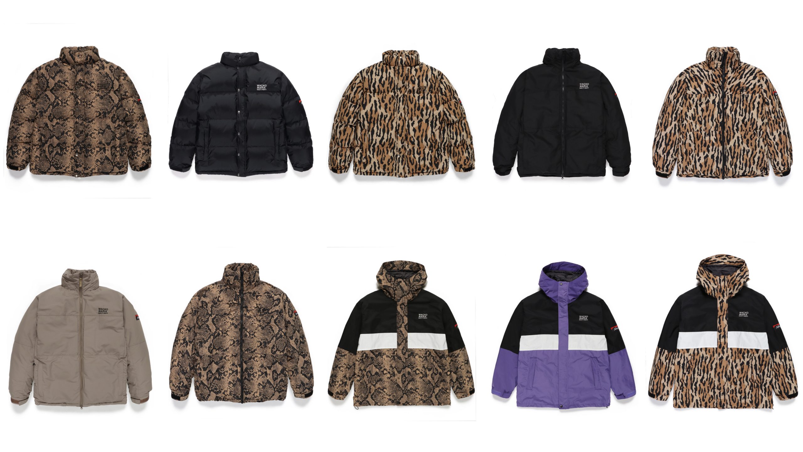 WACKO MARIA/NANGA LEOPARD MOUNTAIN PARKA（ベージュ）［レオパード