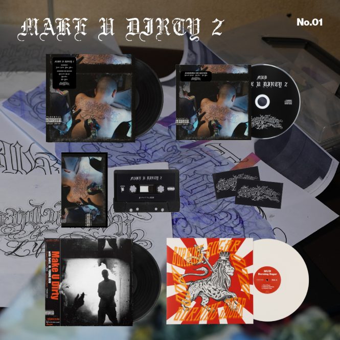 MUDの2ndアルバム『MAKE U DIRTY 2』のレコードやCD、カセットが限定